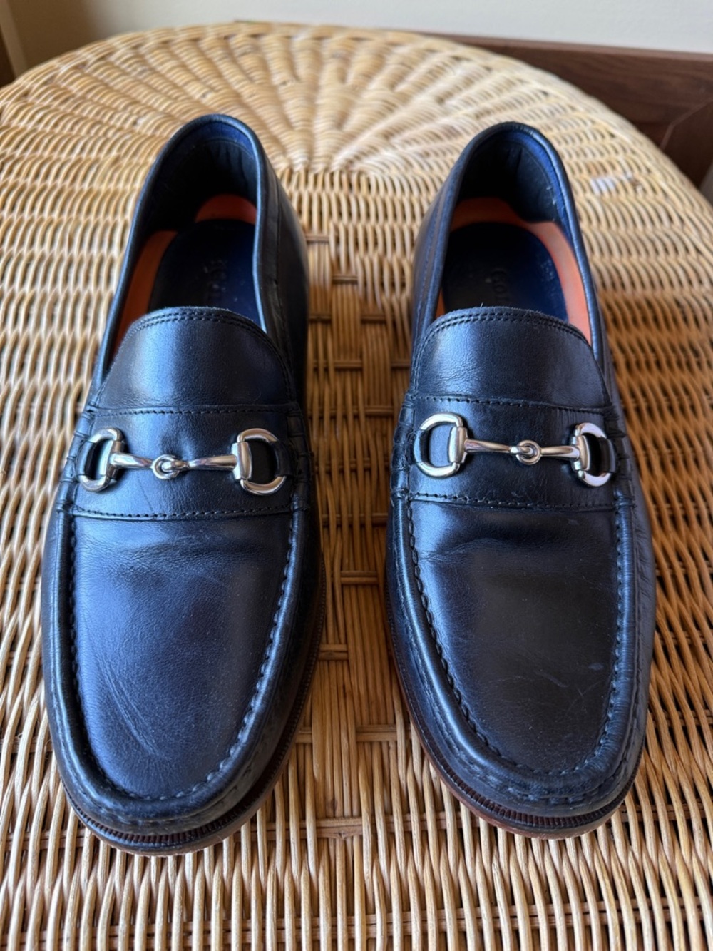 Men's Cole Haan Black Leather Bit Loafers